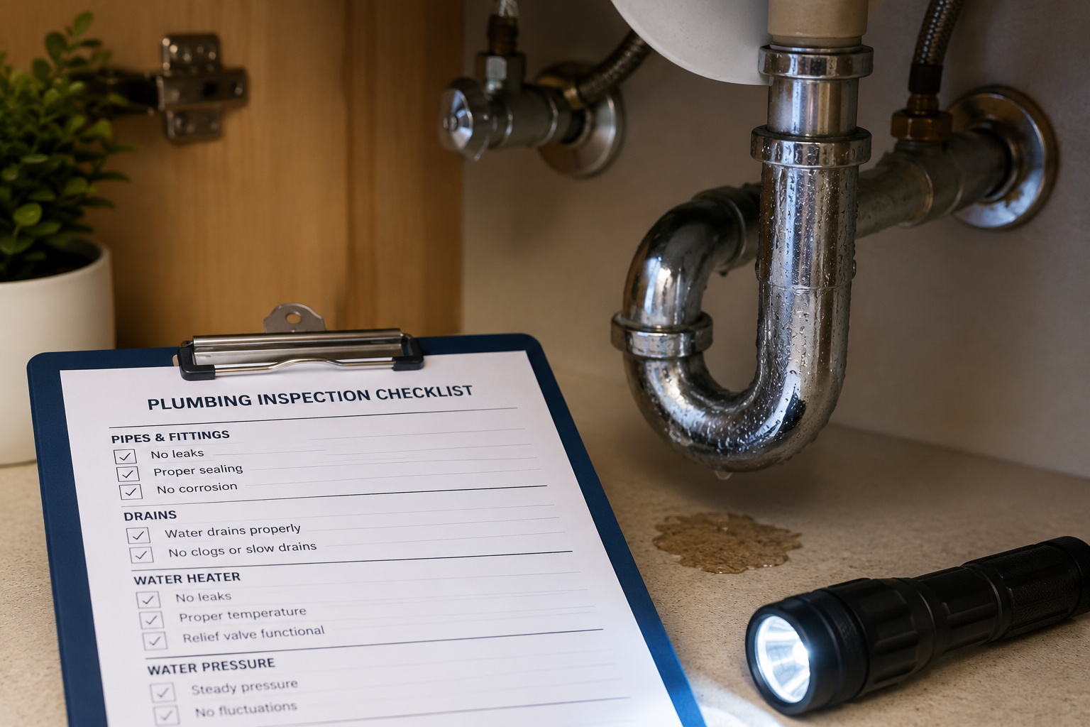 plumbing inspection, plumbing maintenance, leak detection, home plumbing, preventative plumbing
